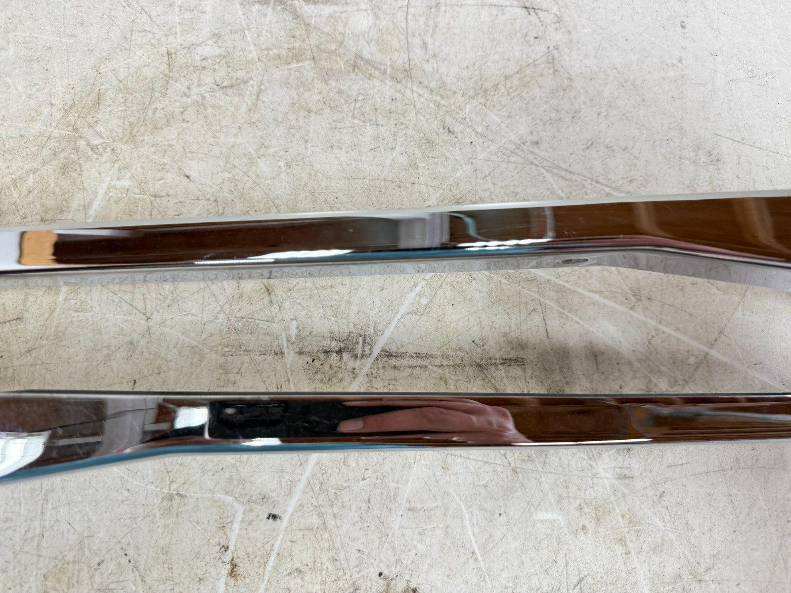 2003 HARLEY DYNA WIDE GLIDE Rear Fender Frame Chrome Strut Arm Bars