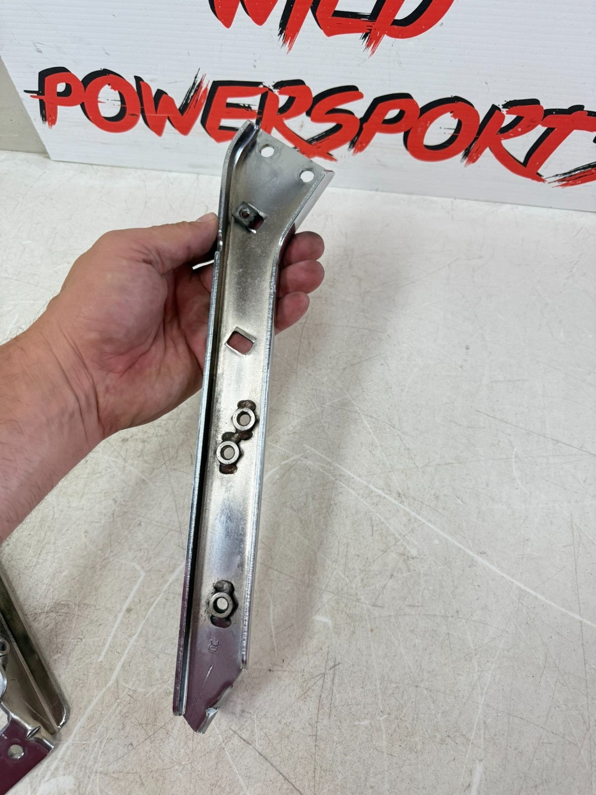 2003 HARLEY ELECTRA GLIDE Rear Fender Frame Strut Arm Bars Chrome