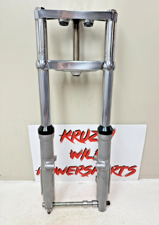 2003 HARLEY DYNA WIDE GLIDE Front End Forks Suspension Straight