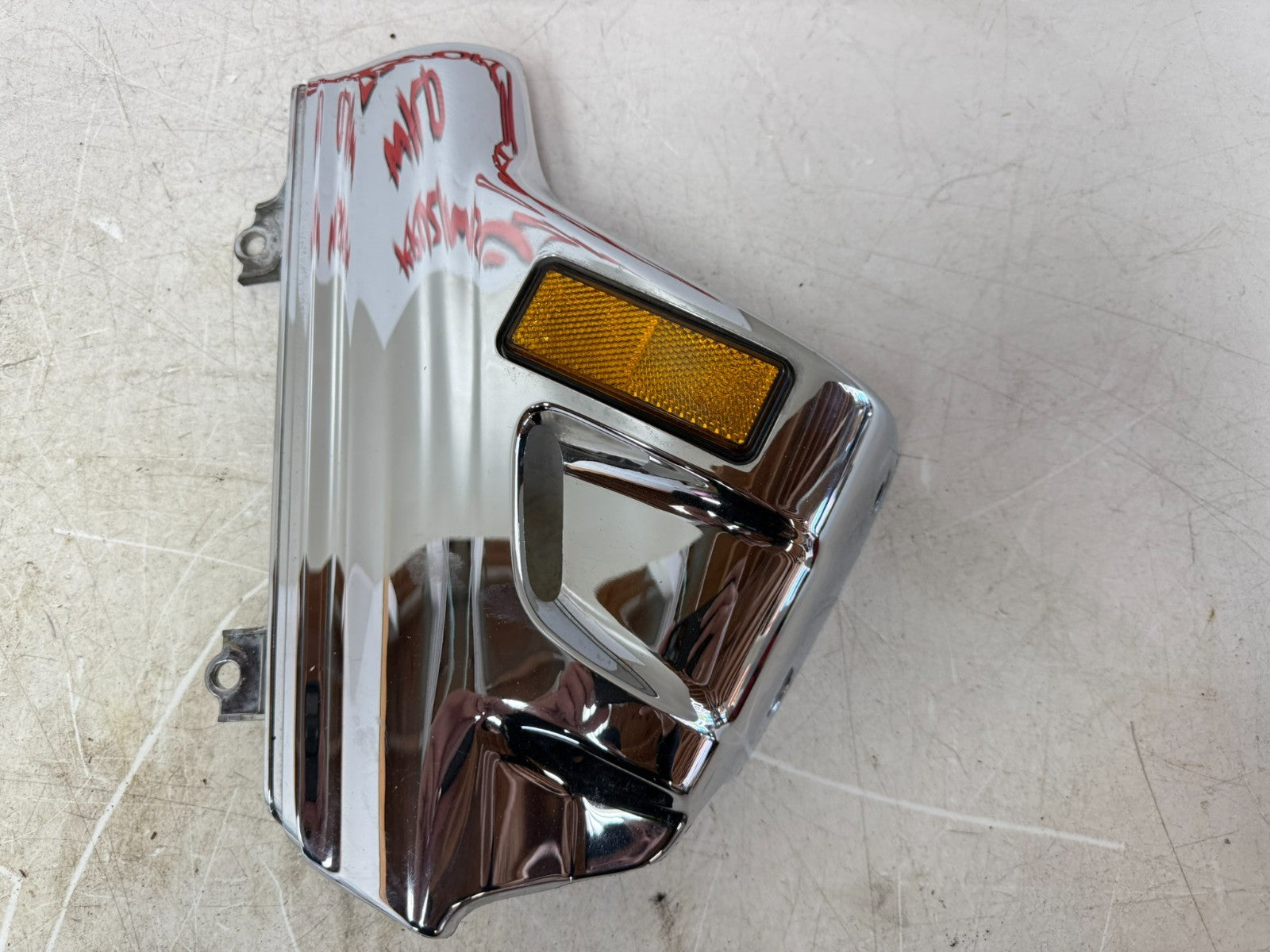 2002 Honda Goldwing GL1800 Front Fender Wheel Fork Cover Set Chrome