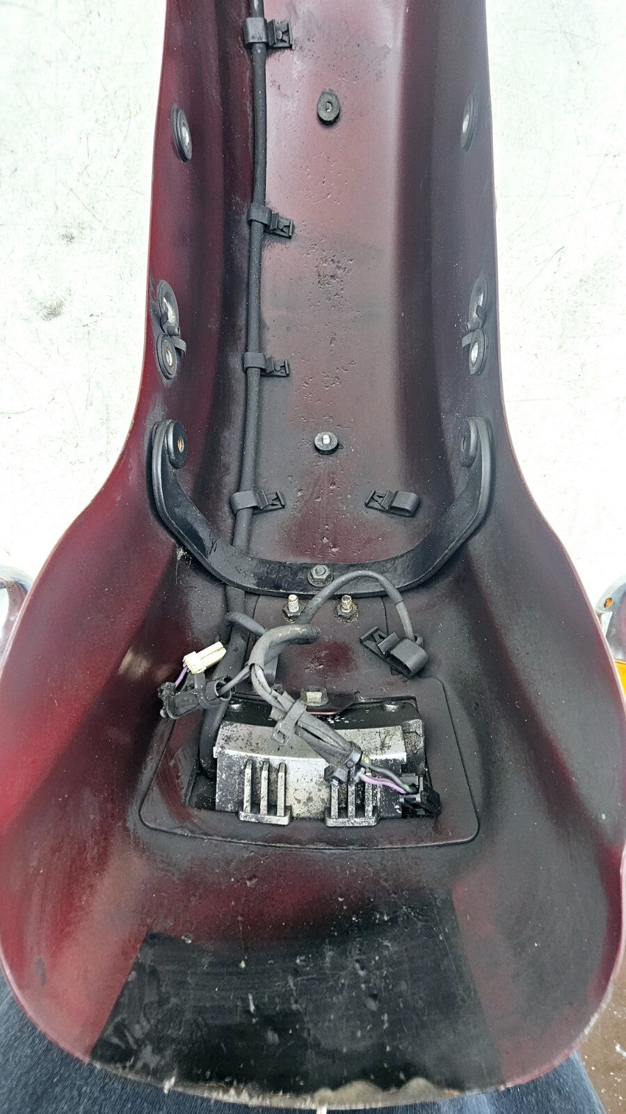 2000 Harley Davidson Sportster Rear Fender Brake Light Turn Signal Bar