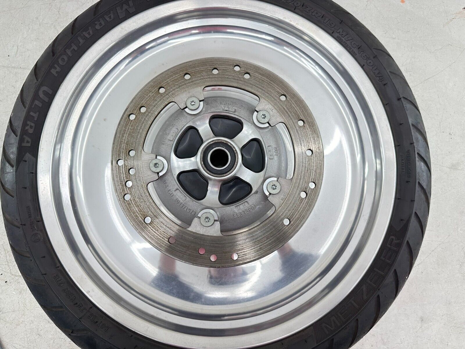 2003 Harley Davidson V Rod VRSCA 19x3 Solid Front Wheel Rim Brake Rotors