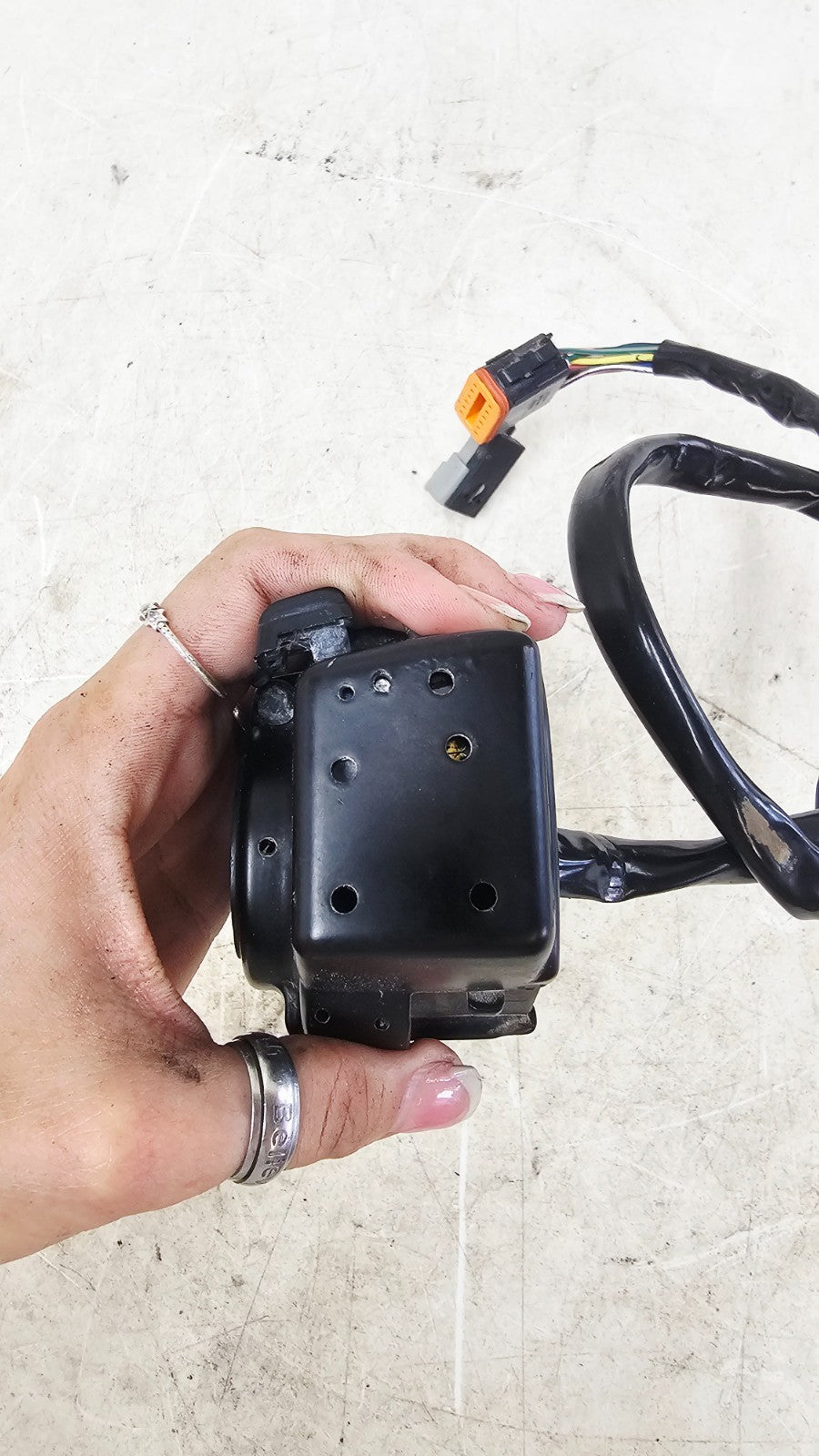 1996 HARLEY FLH ELECTRA GLIDE Left Controls Switch Housing Horn Turn Buttons