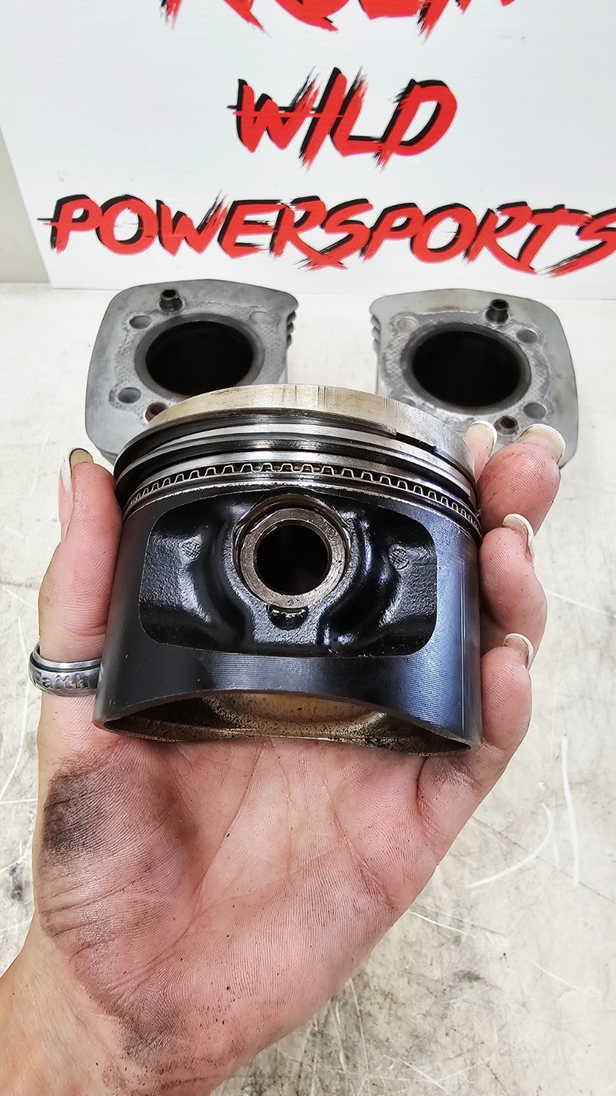 2001 Harley Davidson Sportster 883 Engine Motor Cylinders Jugs Piston top end