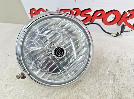2006 HARLEY SOFTAIL DELUXE OEM HD Headlight Bucket Bulb Trim Ring