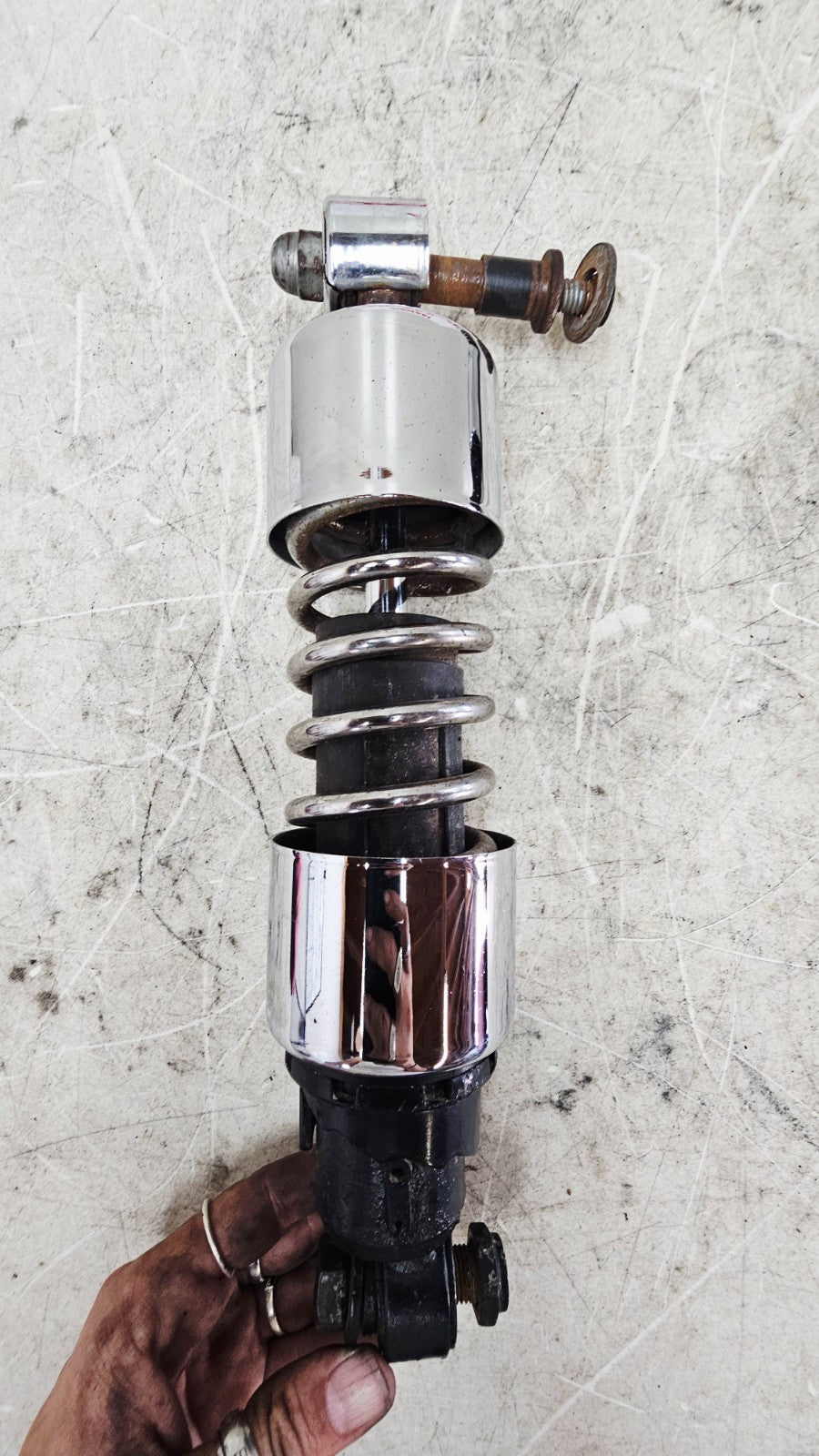 1990 Harley FXR FXRT FXRD FXRS FXLR FXRC Rear Shocks W/ Mounting Hardware OEM