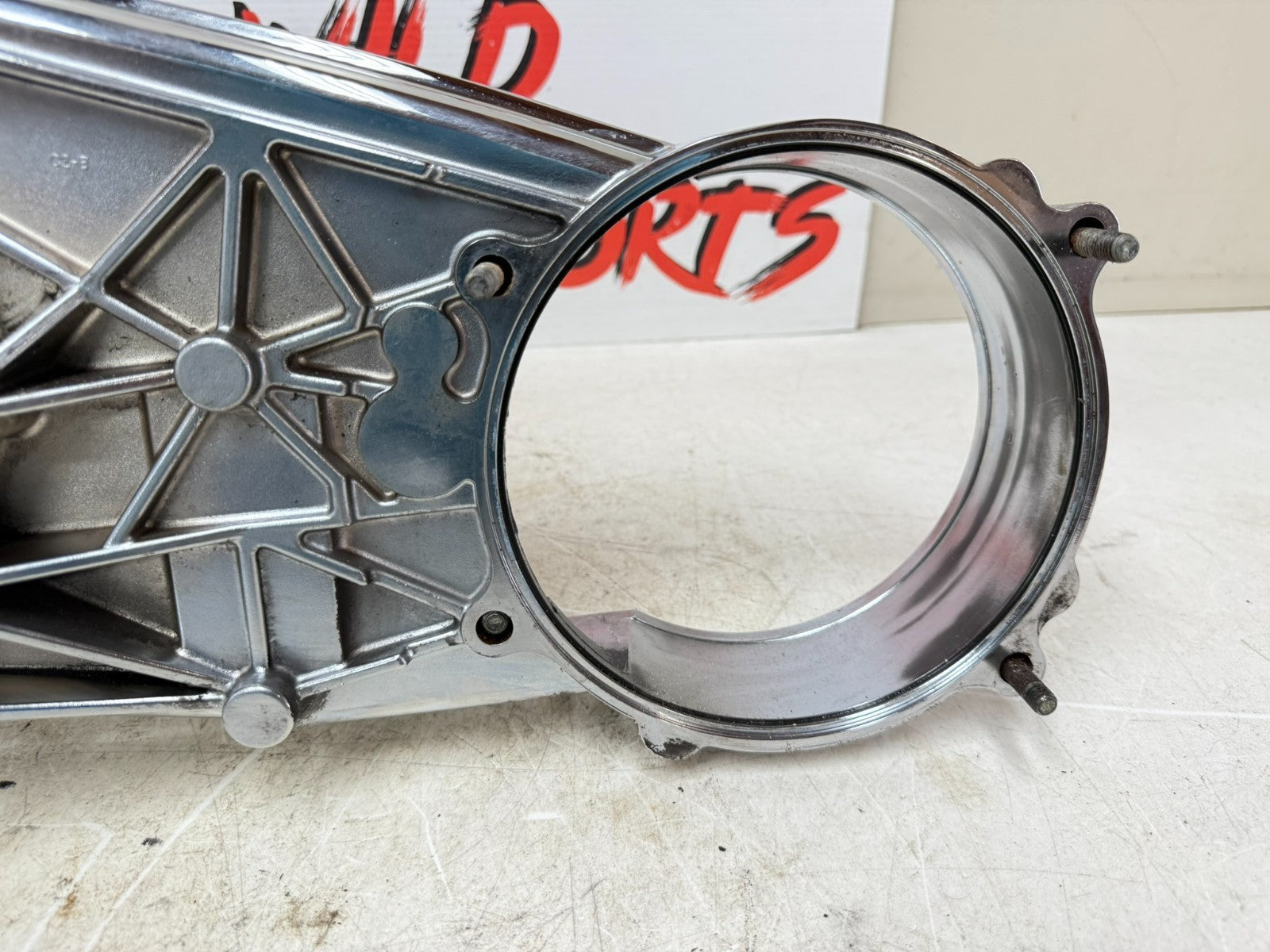 2003 HARLEY DYNA WIDE GLIDE Chrome OEM Inner Primary Clutch Cover Housing