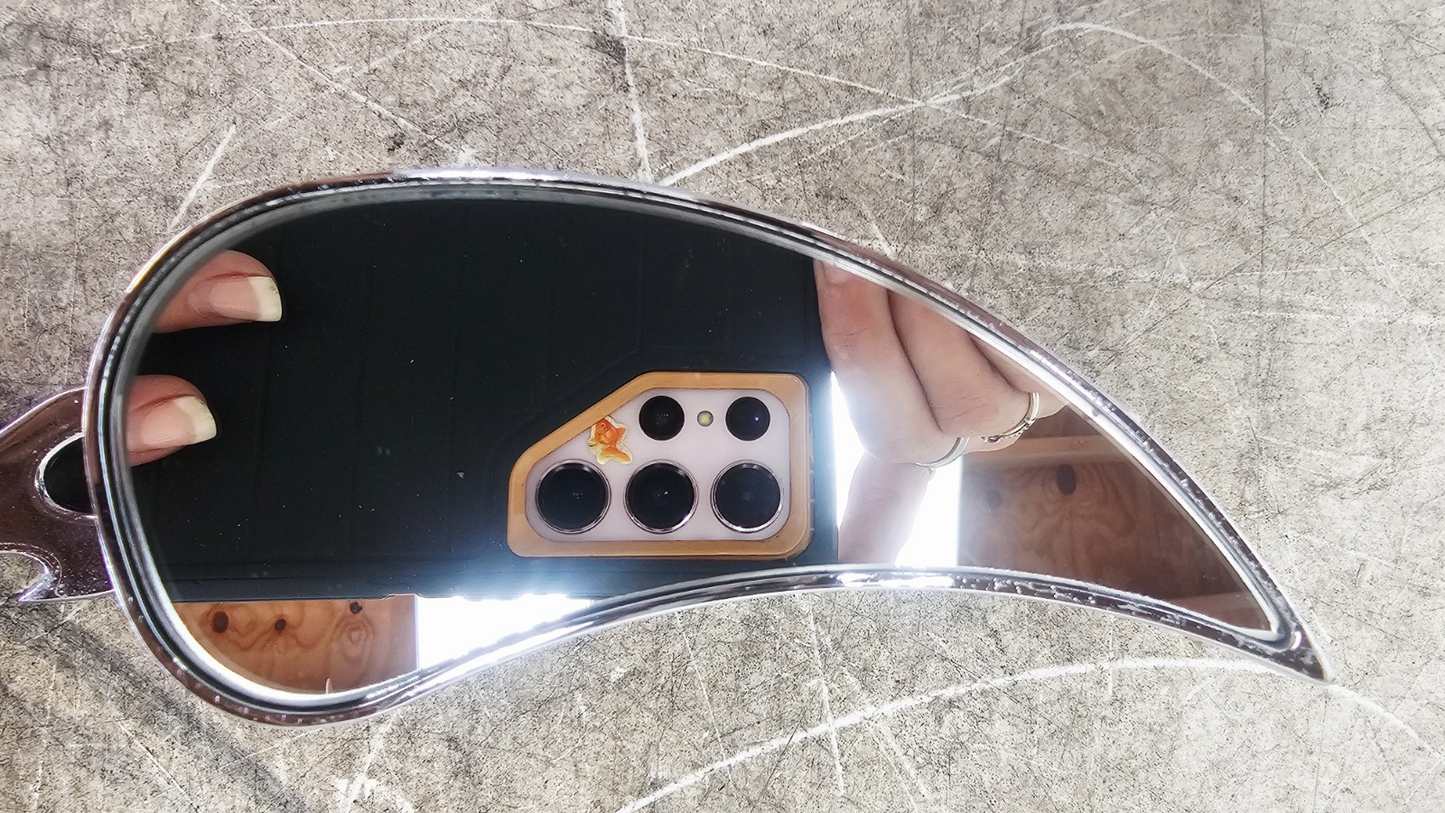 2003 HARLEY SOFTAIL DEUCE Chrome Teardrop Rearview Side Mirrors