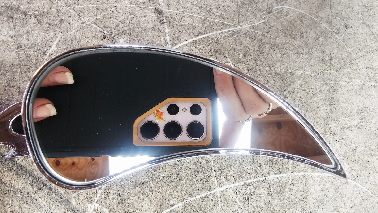 2003 HARLEY SOFTAIL DEUCE Chrome Teardrop Rearview Side Mirrors