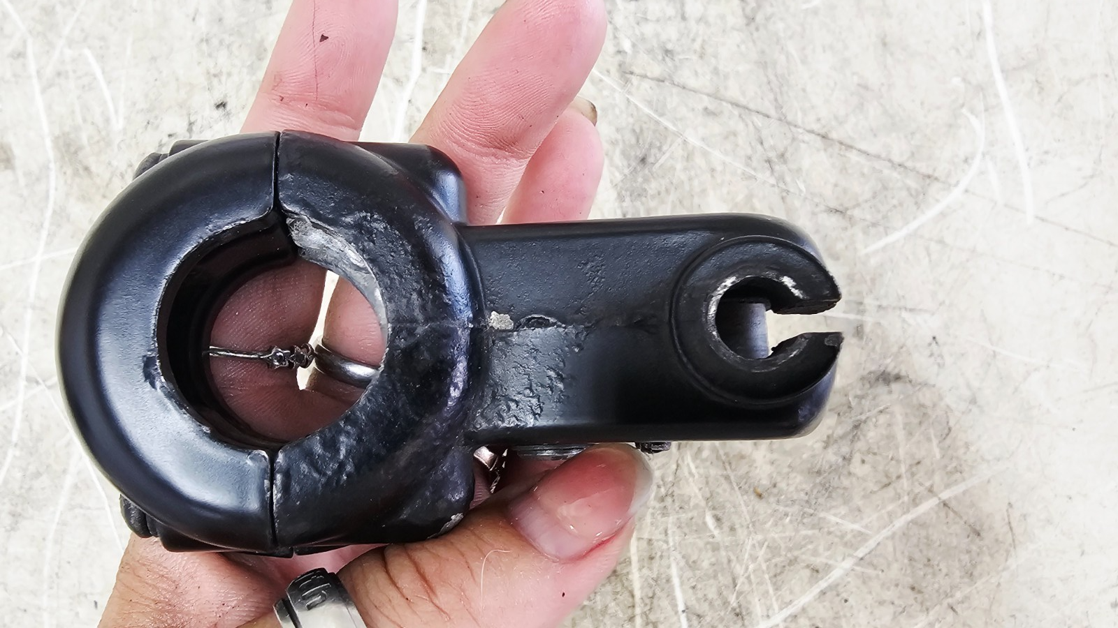 2001 Harley Davidson Sportster Clutch Lever + Perch Mounting Bracket