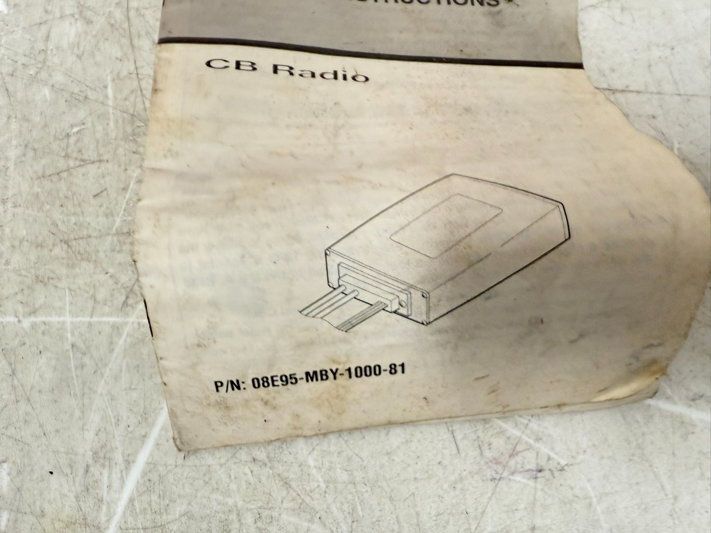 2001 HONDA VALKYRIE INTERSTATE Owner's Manual + CB Radio Guide Book