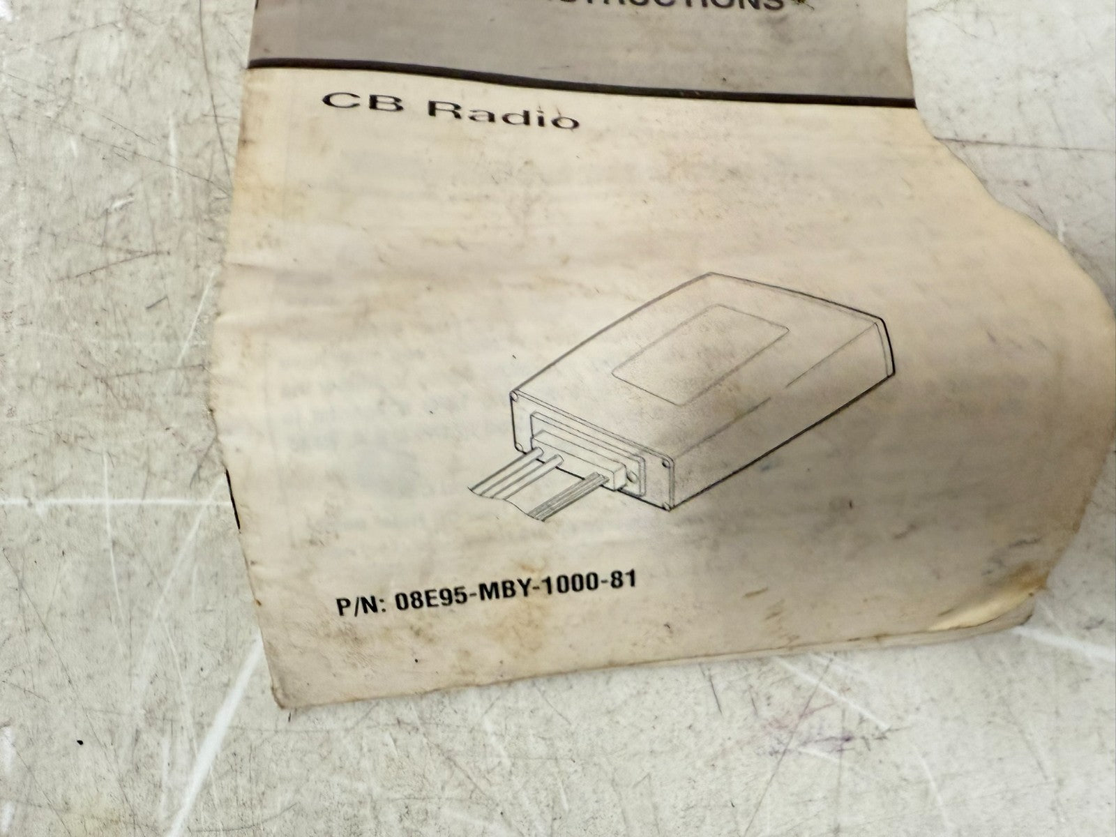 2001 HONDA VALKYRIE INTERSTATE Owner's Manual + CB Radio Guide Book