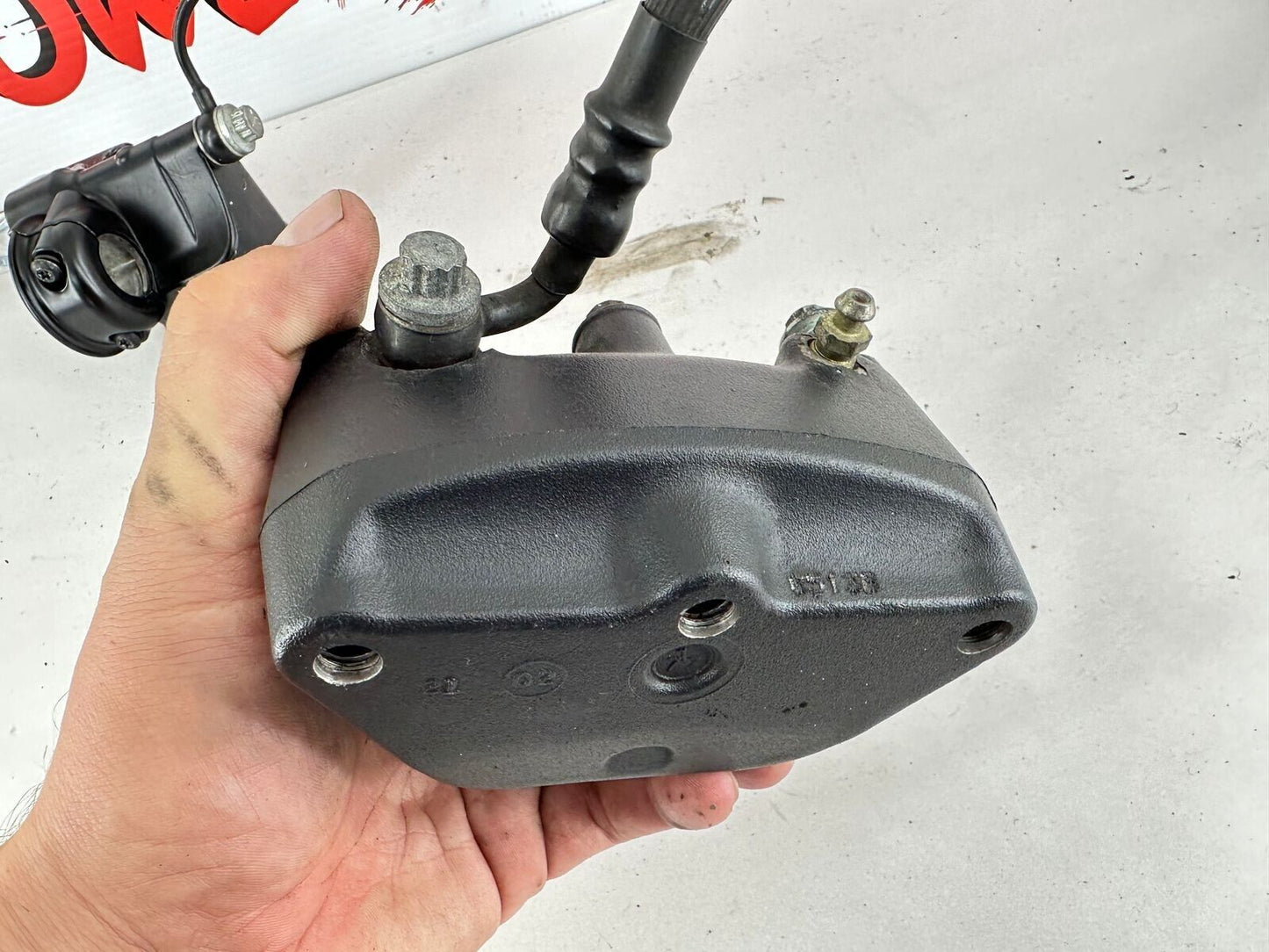 2003 Harley Davidson Sportster Front Brake Master Cylinder + Caliper + Hose