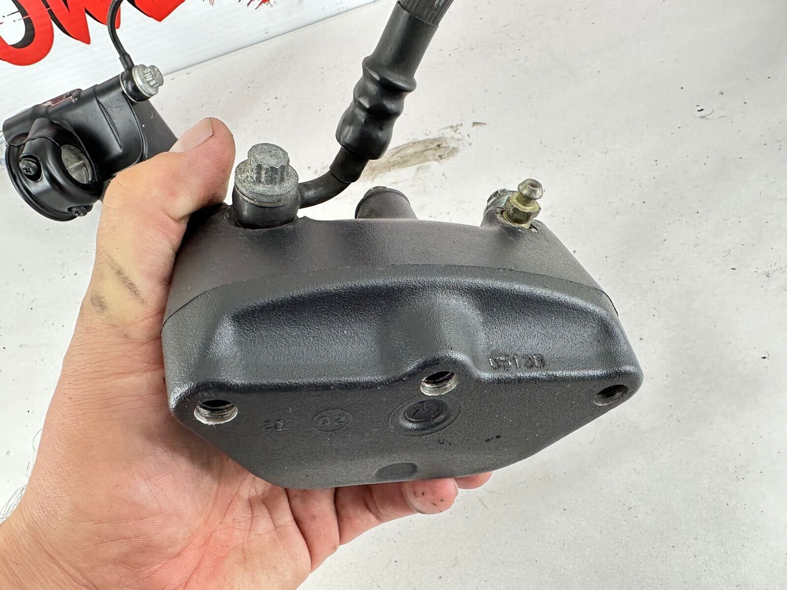 2003 Harley Davidson Sportster Front Brake Master Cylinder + Caliper + Hose