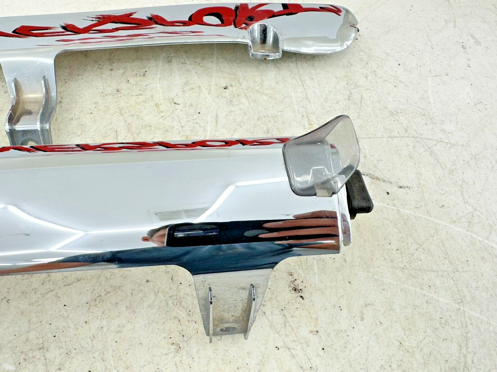 2004 Honda Goldwing GL1800 Chrome Right Left Injector Head Cover Fairing