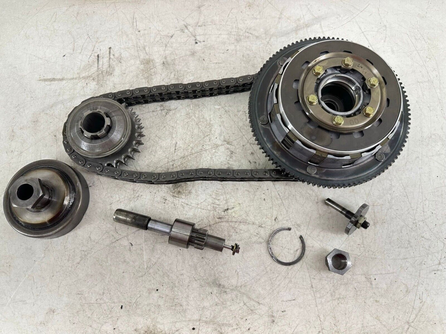 2003 HARLEY SOFTAIL Complete Primary Clutch Chain Gears