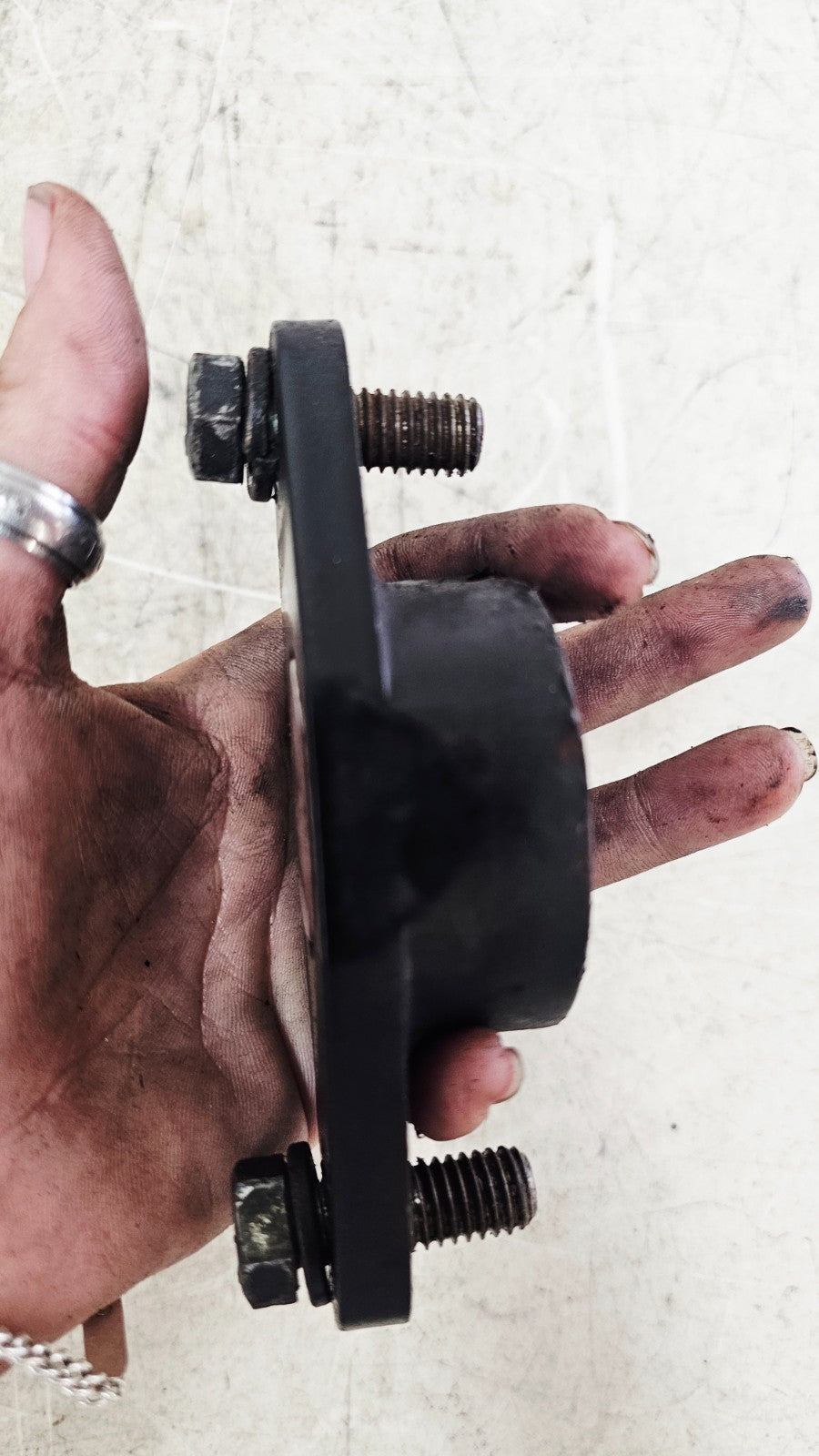 1990 Harley FXR FXRT FXRD FXRS FXLR FXRC Swingarm Pivot Blocks Support Bracket