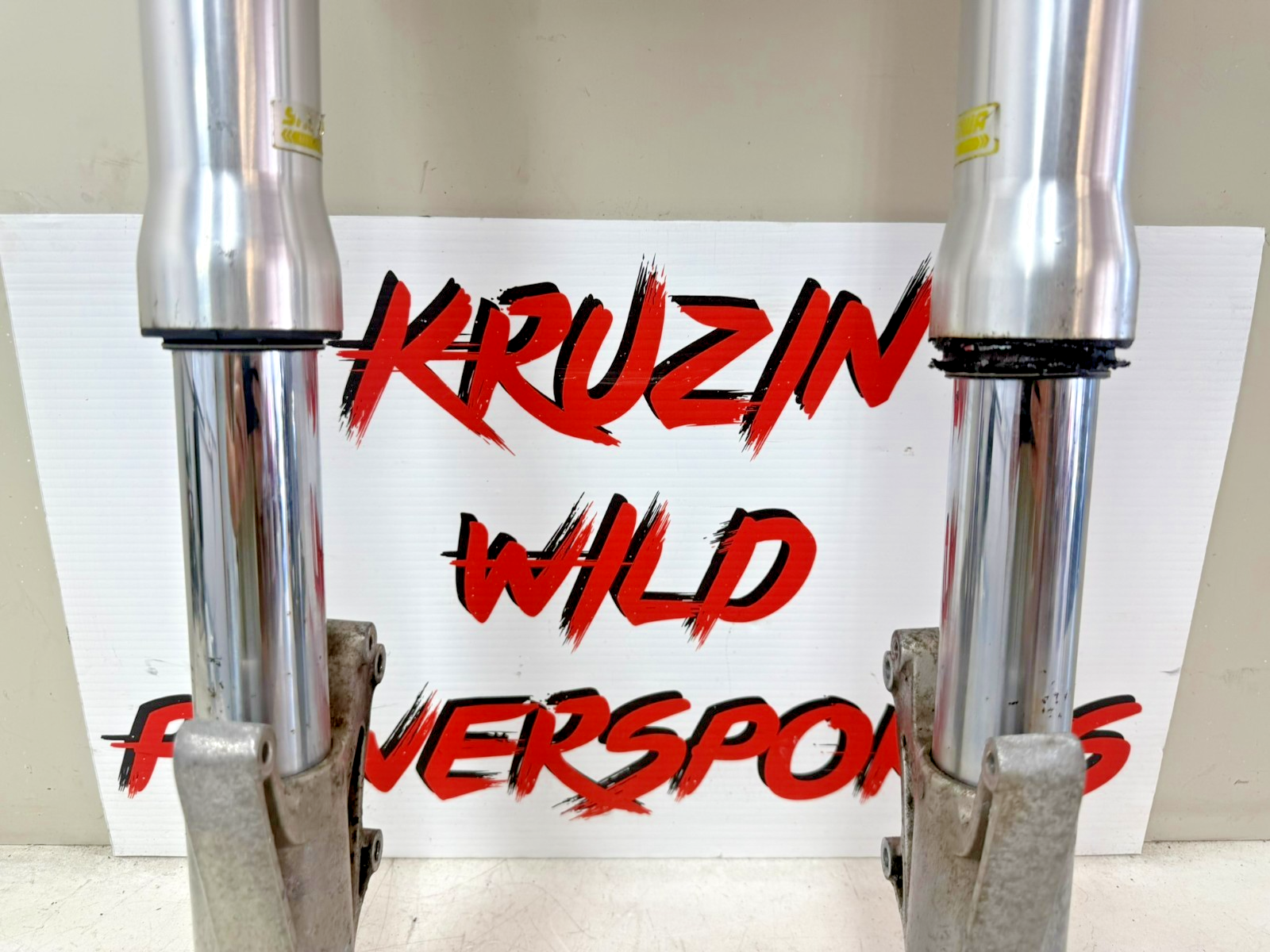 2001 HONDA VALKYRIE INTERSTATE Front End Forks Triple Tree Clamp Straight