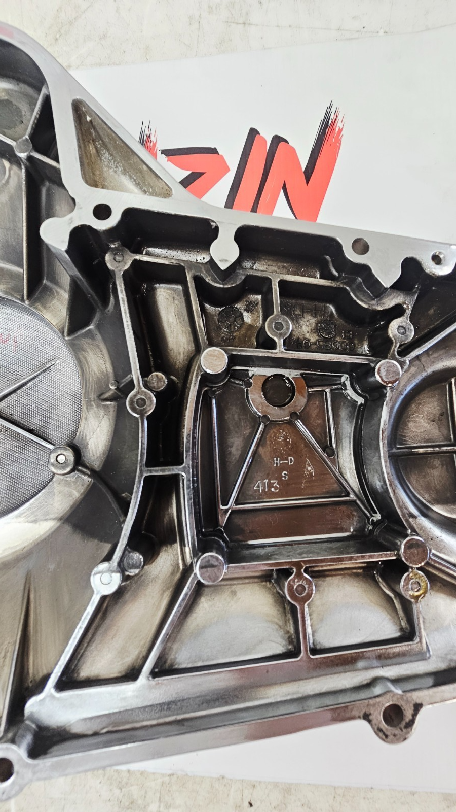 1996 HARLEY FLH ELECTRA GLIDE Outer Primary Clutch Cover Case Chrome Housing