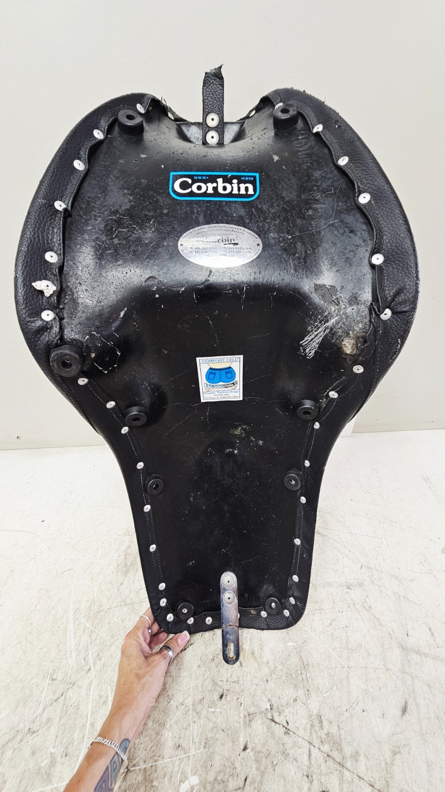 2000 HARLEY SOFTAIL DEUCE Corbin Seat Saddle Two Up Driver Passenger