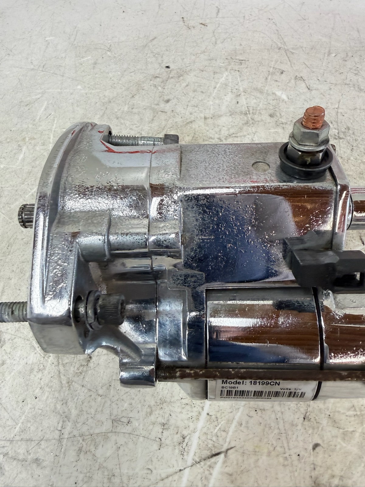 1995 HARLEY FLH ELECTRA GLIDE Engine Starter Motor Chrome