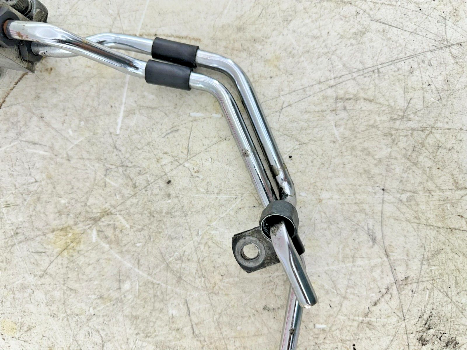 1999 HARLEY SOFTAIL OEM HD Oil Filter Housing & Chrome Hard Lines