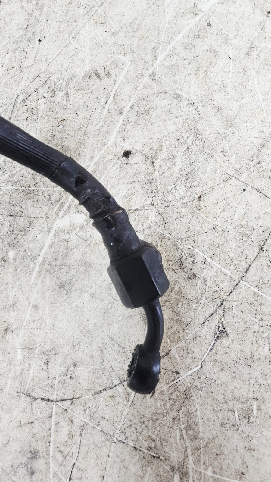 1990 Harley FXR FXRT FXRD FXRS FXLR FXRC Rear Brake Line Hose OEM & Brake Switch