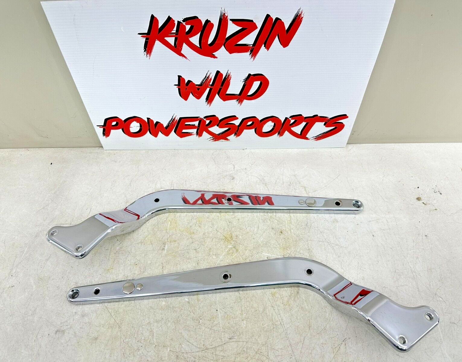 1999 HARLEY SOFTAIL Chrome Rear Fender Frame Strut Arm Bars