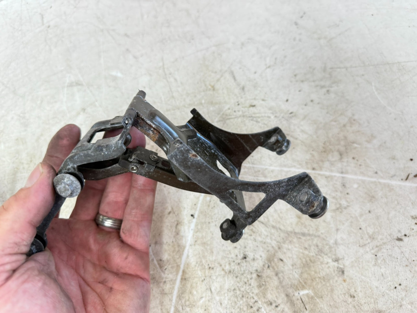 2002 Honda Goldwing GL1800 Rear Trunk Lid Hinge Right & Left Hinges