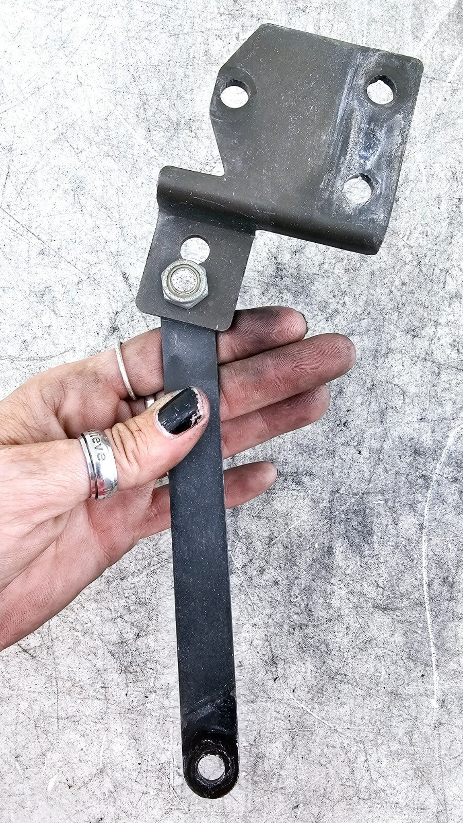 1998 HARLEY FLH ROADKING Back Rest Tour Pack Quick Release Docking Hardware