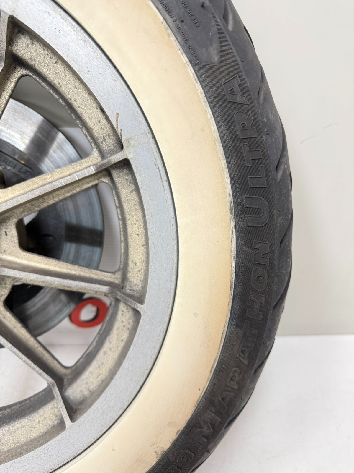 1995 HARLEY FLH ELECTRA GLIDE Gold 30th Anniversary Rear Wheel Rim 9 Spoke Mag 