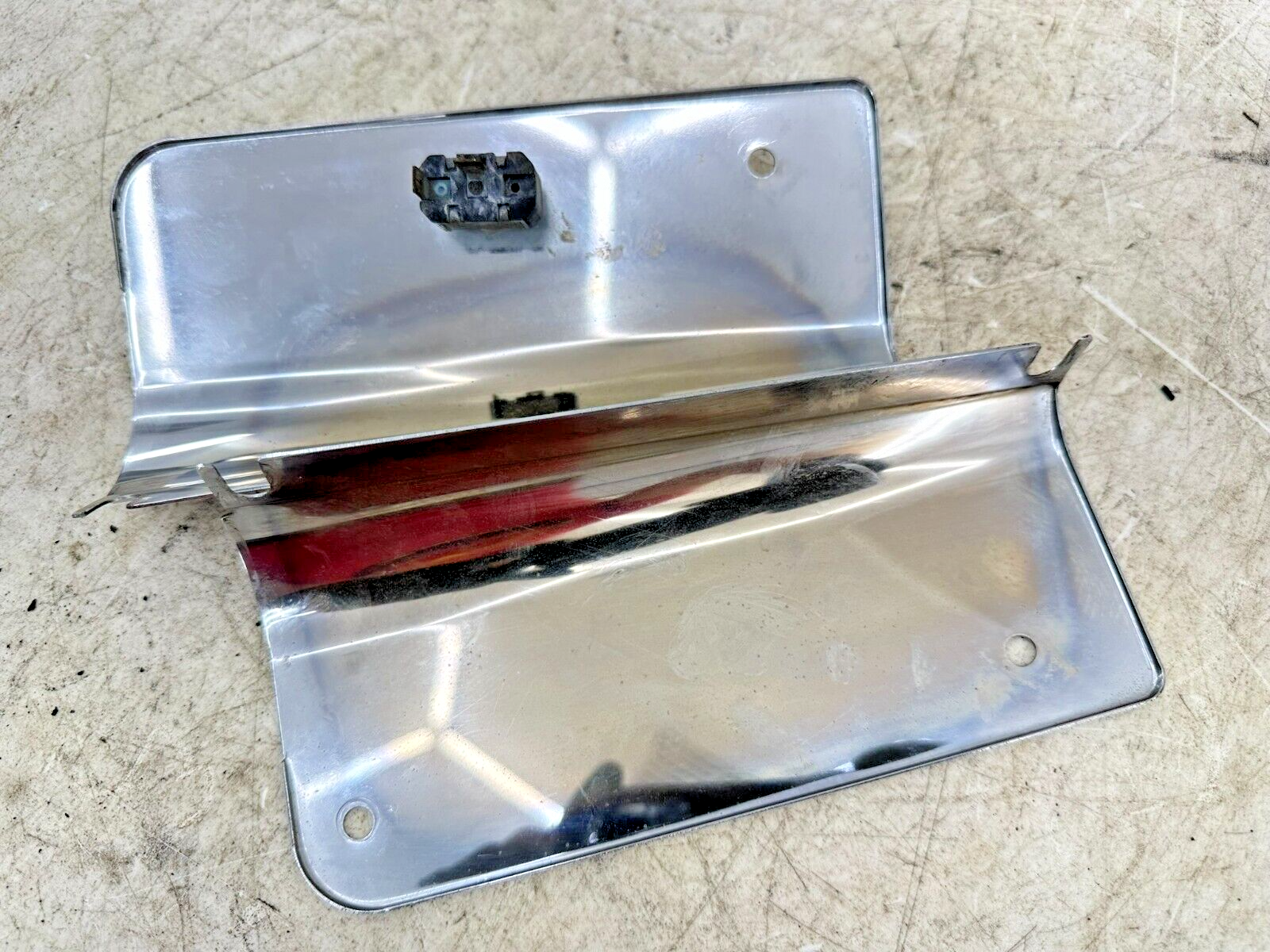 1995 HARLEY SOFTAIL Chrome Upper Fork Cover Tins