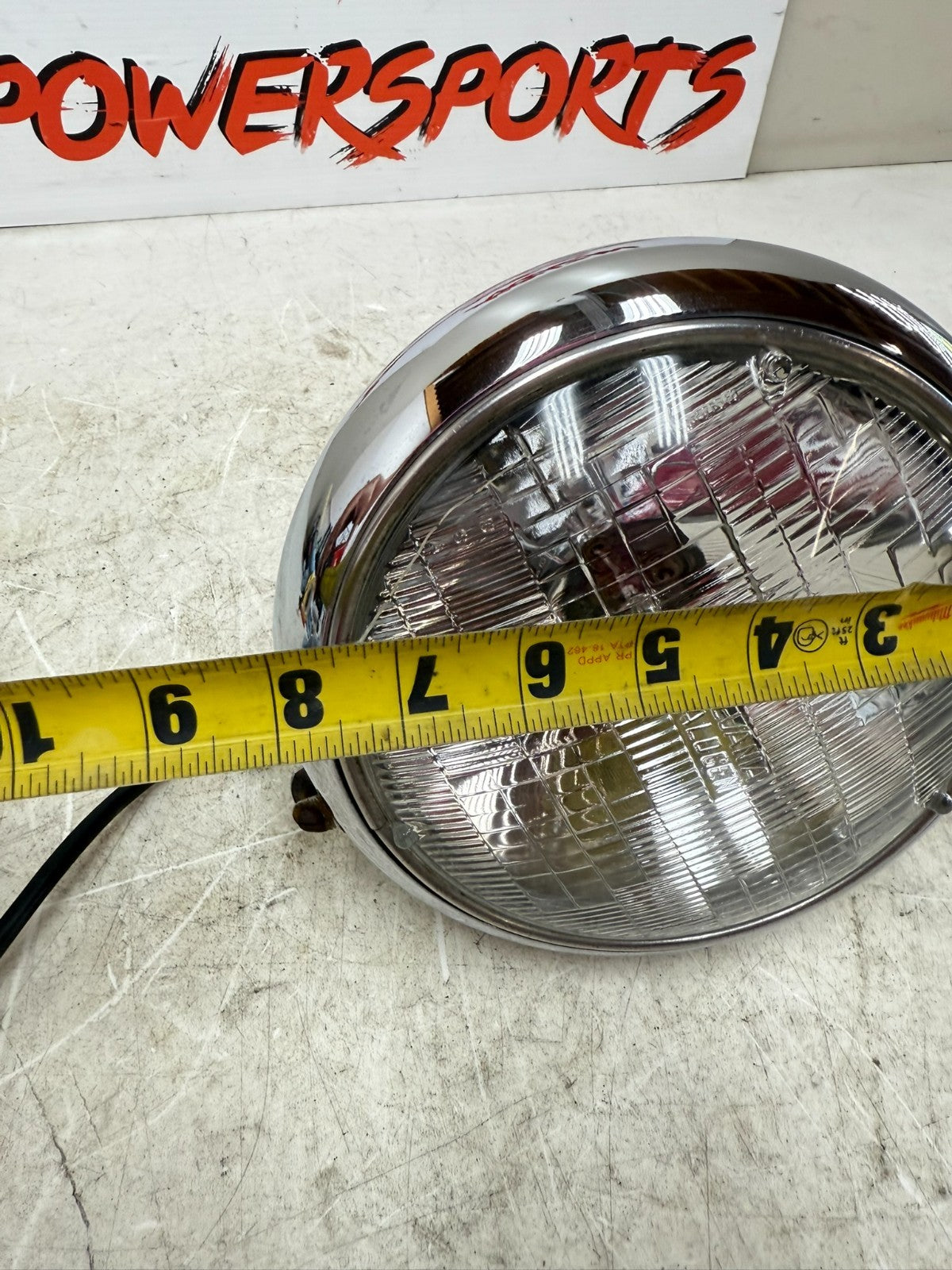 1997 HARLEY DAVIDSON SOFTAIL 8" OEM HD Chrome Headlight Housing Mounting Bracket