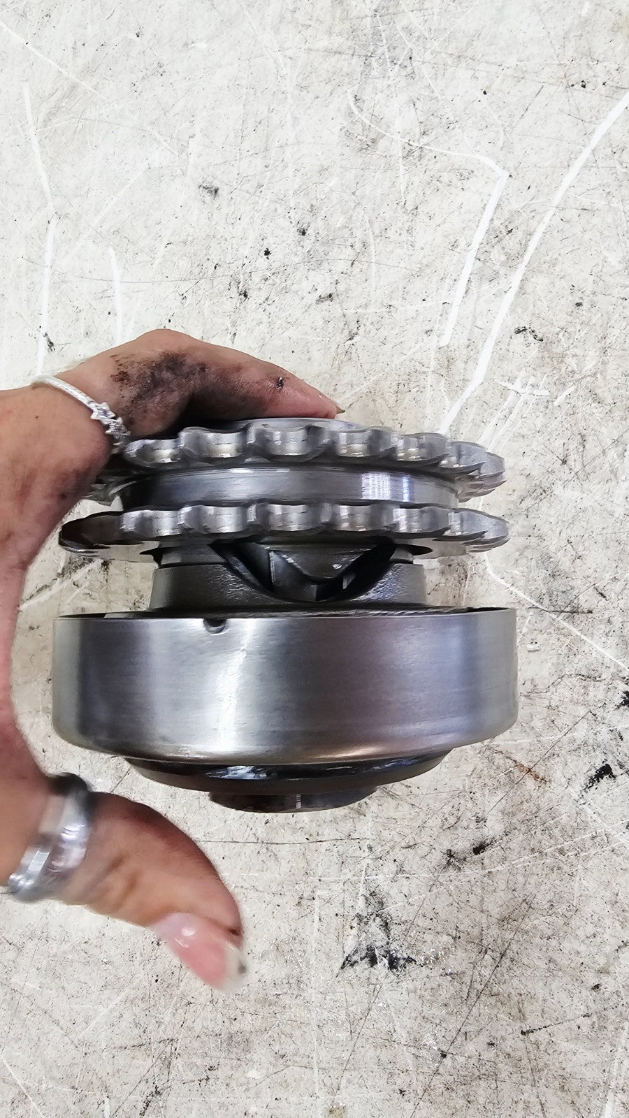 2002 HARLEY SOFTAIL Primary Clutch Chain Compensator Jackshaft Gear