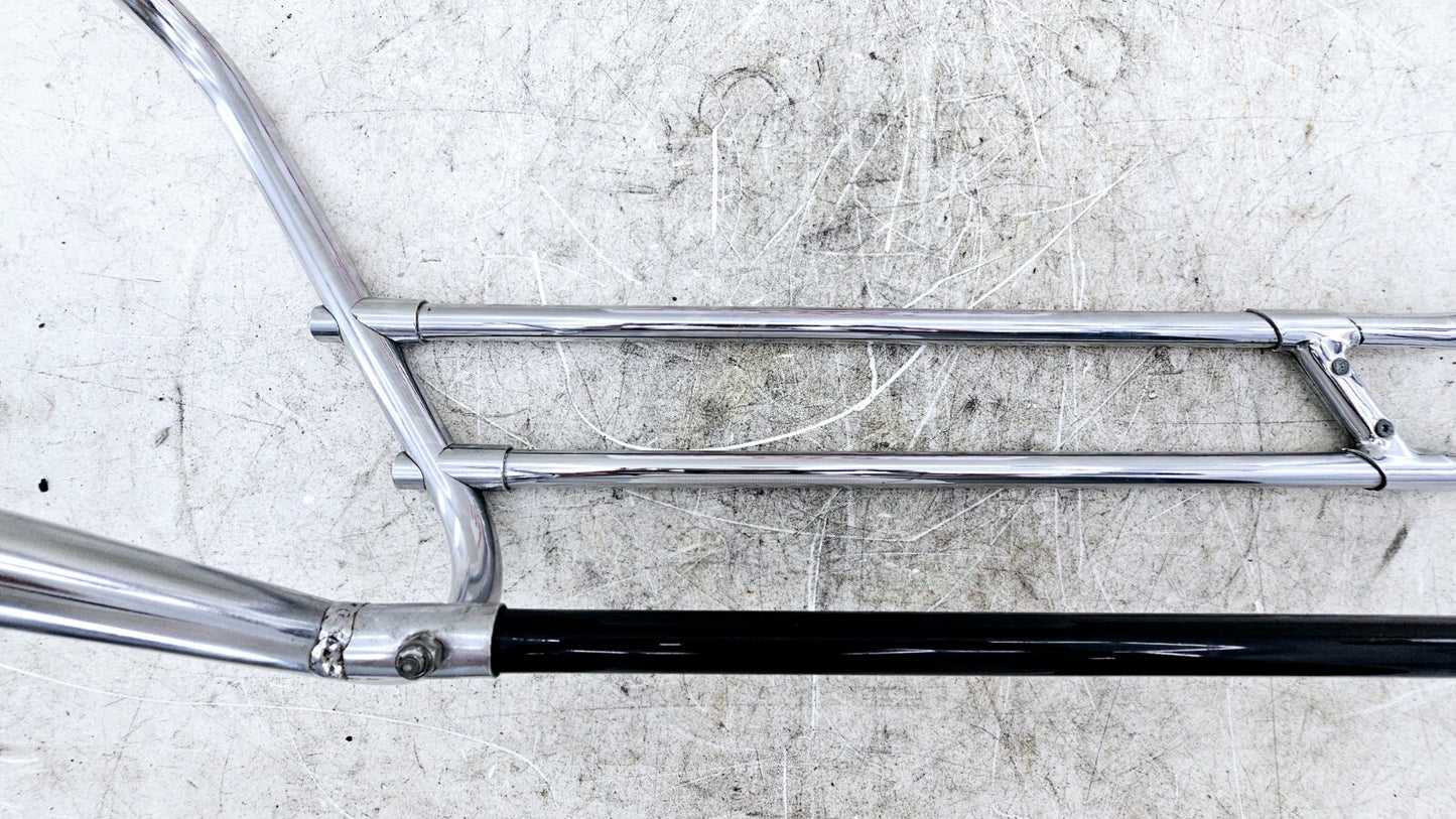 1994 HARLEY FLH ELECTRA GLIDE Chrome Right Saddlebag Bumper Guard Muffler Hanger