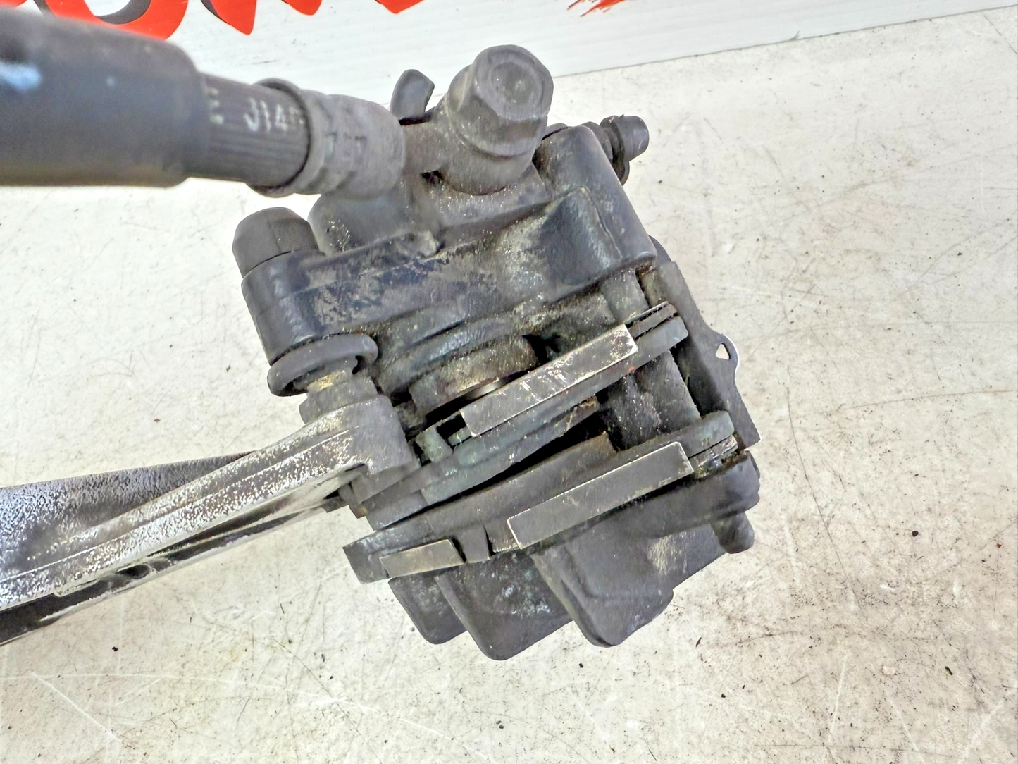 2001 HONDA VALKYRIE INTERSTATE Rear Back Brake Caliper & Mount Bracket