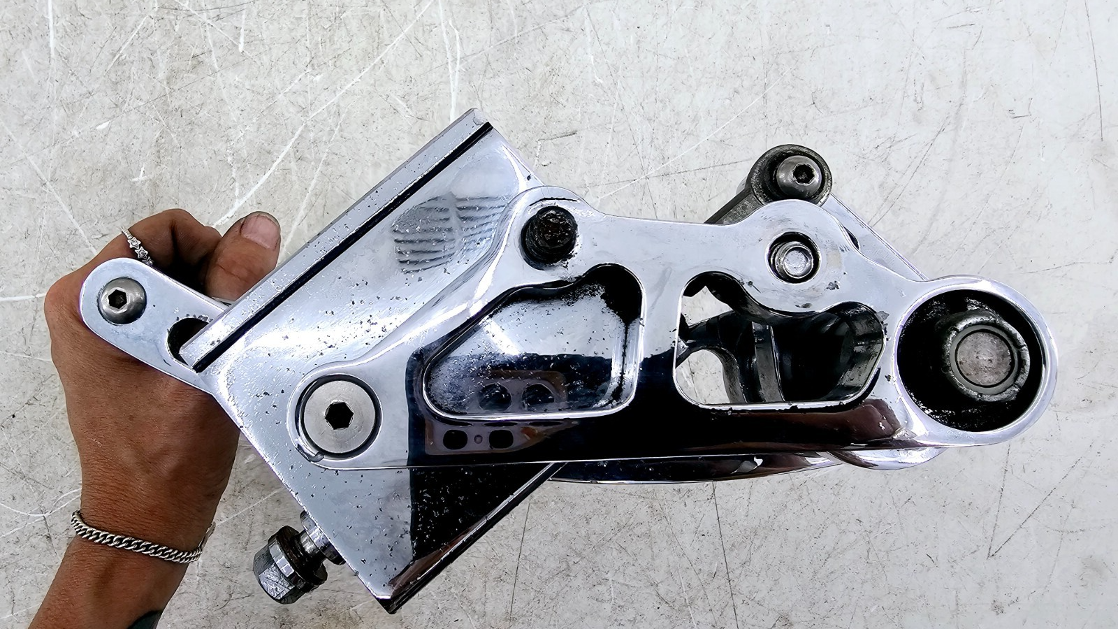 1988 HARLEY SOFTAIL Chrome Billet Forward Control Kit