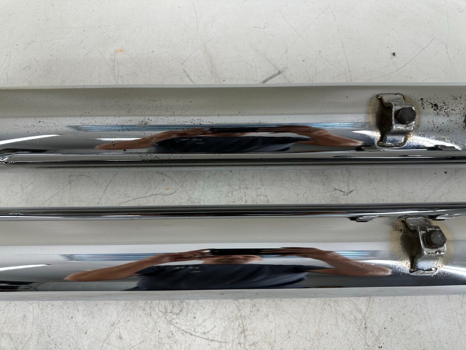 2003 HARLEY FLH ELECTRA GLIDE SCREAMIN EAGLE SLIP ON MUFFLERS RIGHT LEFT 3.5"