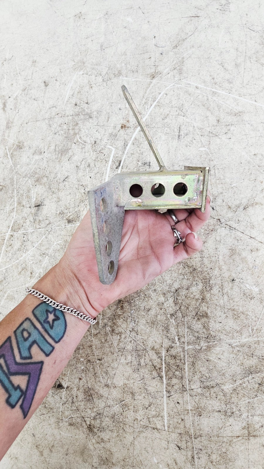 1996 HARLEY FLH ELECTRA GLIDE Driver Backrest Mounting Bracket Frame Dock