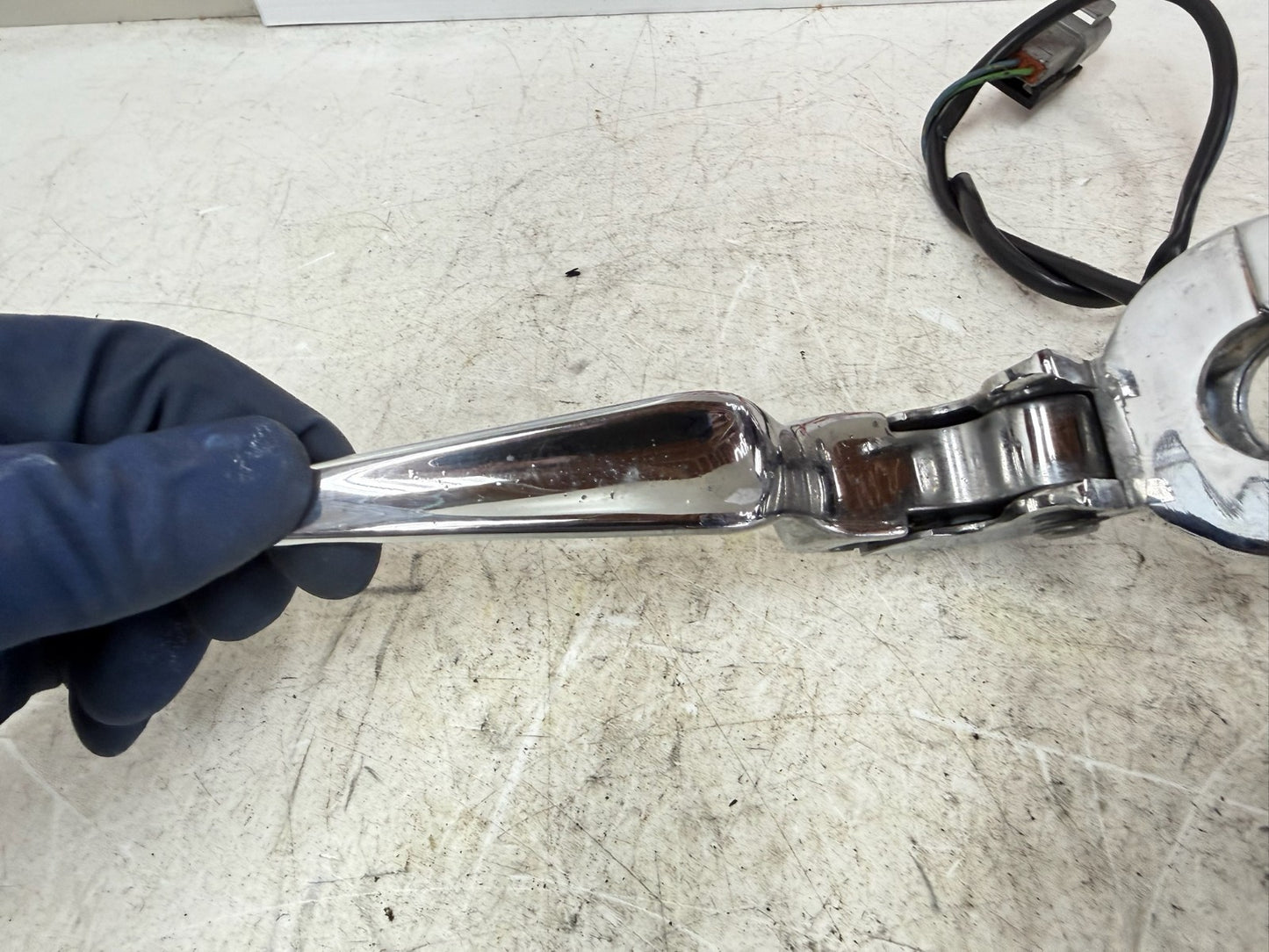 1995 HARLEY FLH ELECTRA GLIDE Clutch Perch Hand Lever Chrome