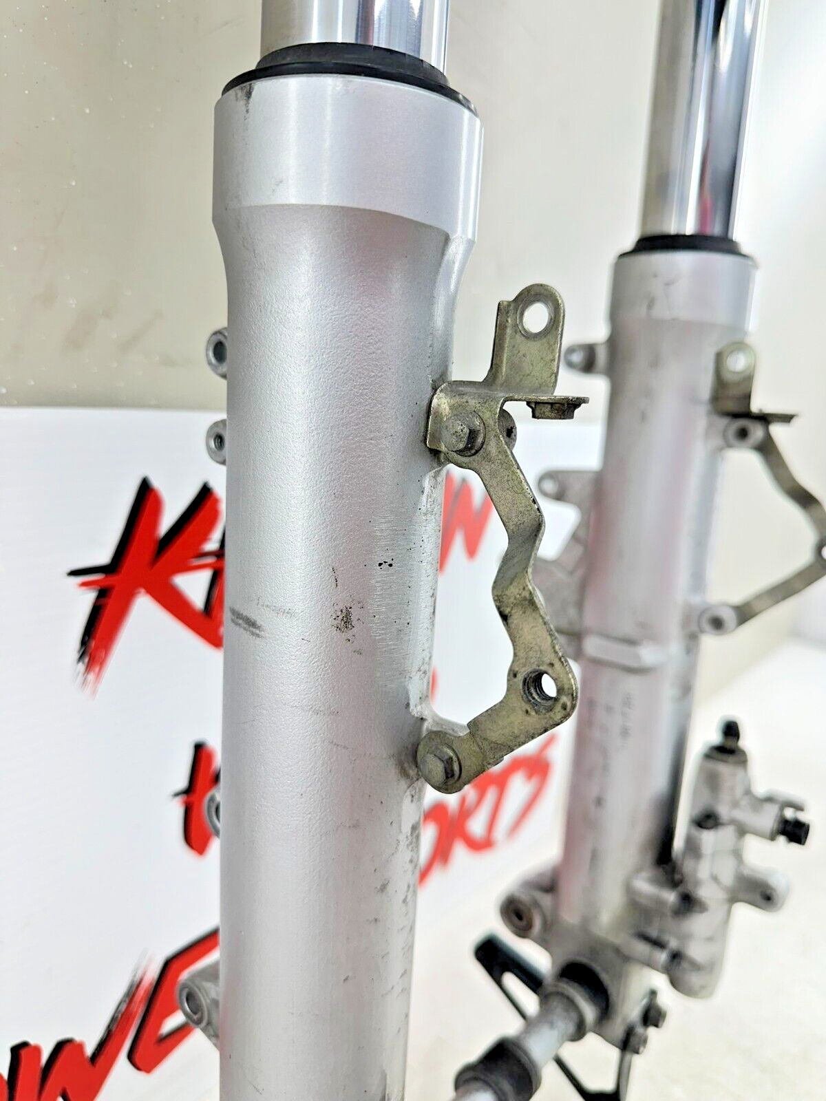 2004 Honda Goldwing GL1800 Forks Triple Top Clamp Front End W/ Axle