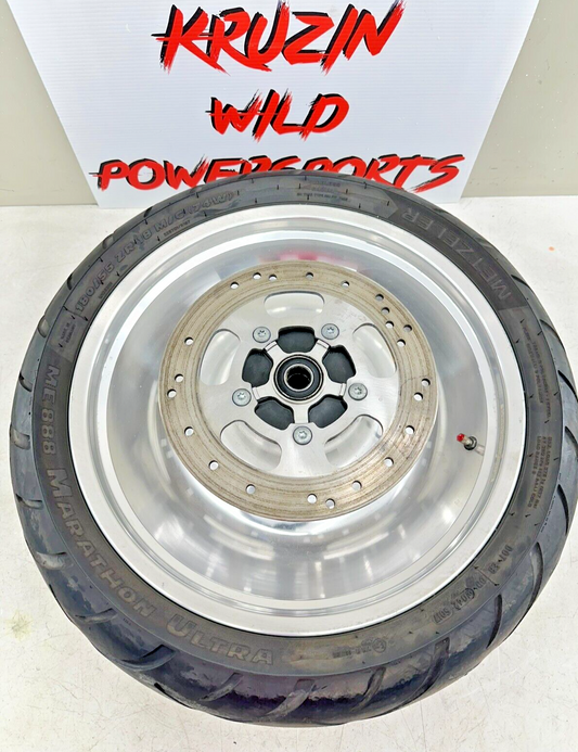 2003 Harley Davidson V Rod VRSCA 18 x 5 Solid Rear Wheel Rim Brake Rotor