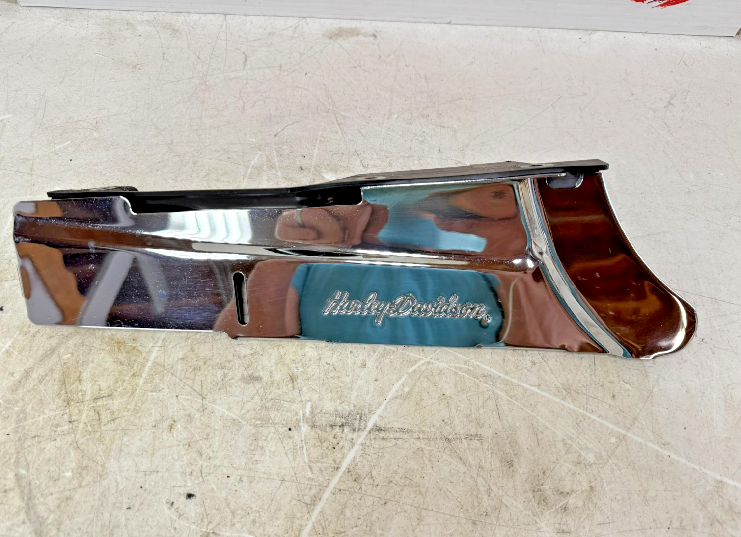 2003 HARLEY DYNA WIDE GLIDE Chrome Lower Belt Cover Guard