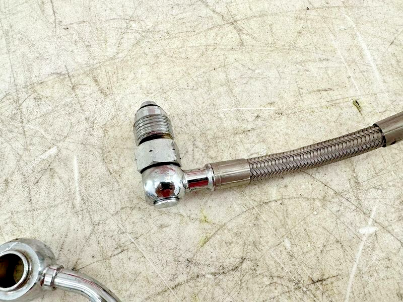1999 HARLEY FLH ELECTRA GLIDE OEM HD Braided Fuel Lines Pipes