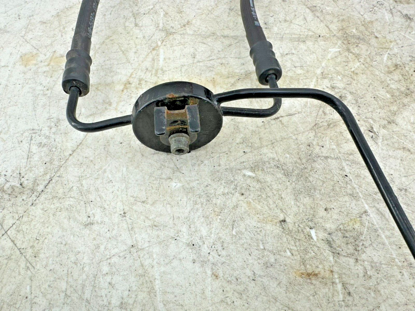 1997 HARLEY DYNA 99 Down Dual Caliper Hose + 11/16 Master Cylinder