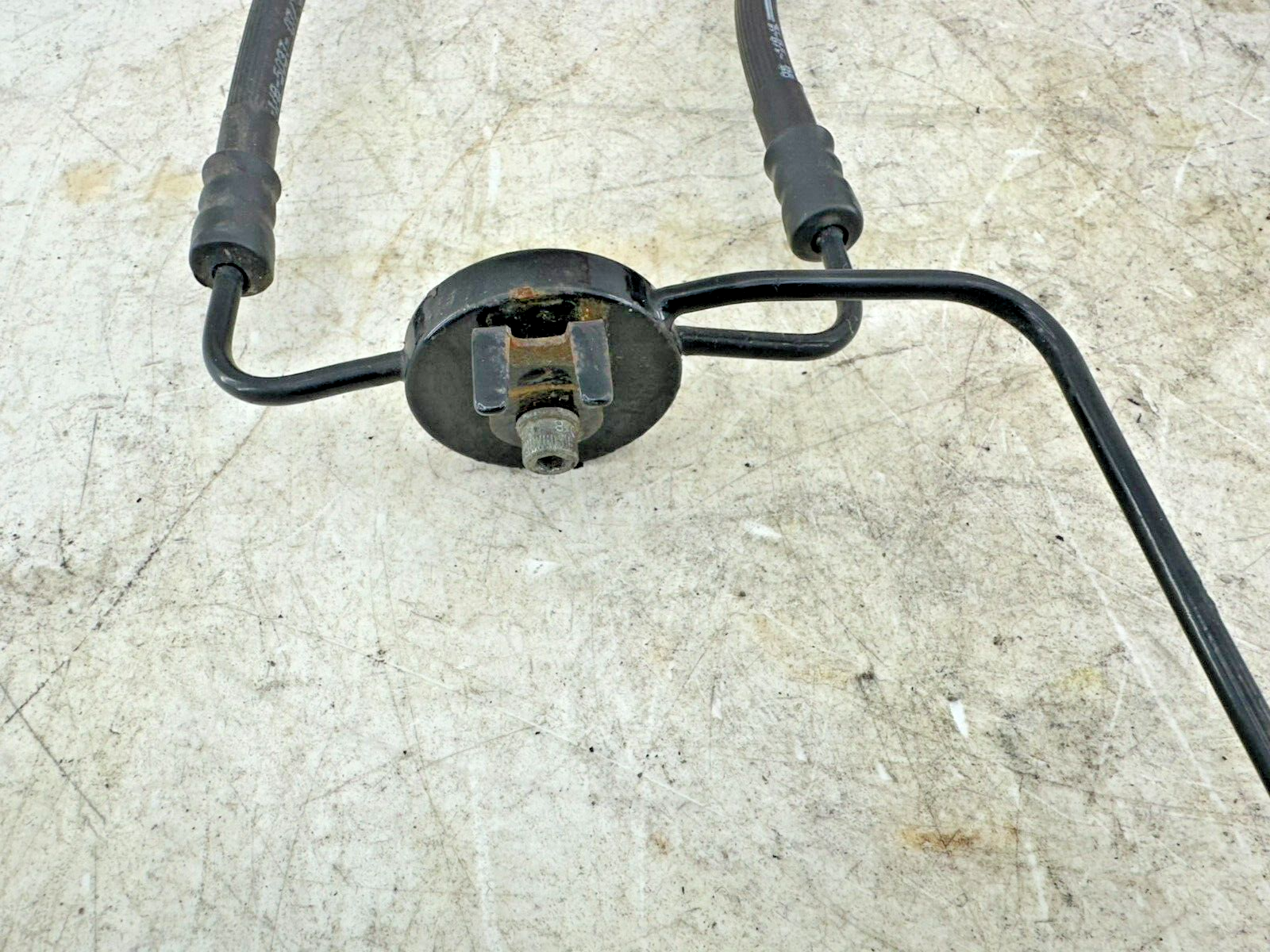 1997 HARLEY DYNA 99 Down Dual Caliper Hose + 11/16 Master Cylinder