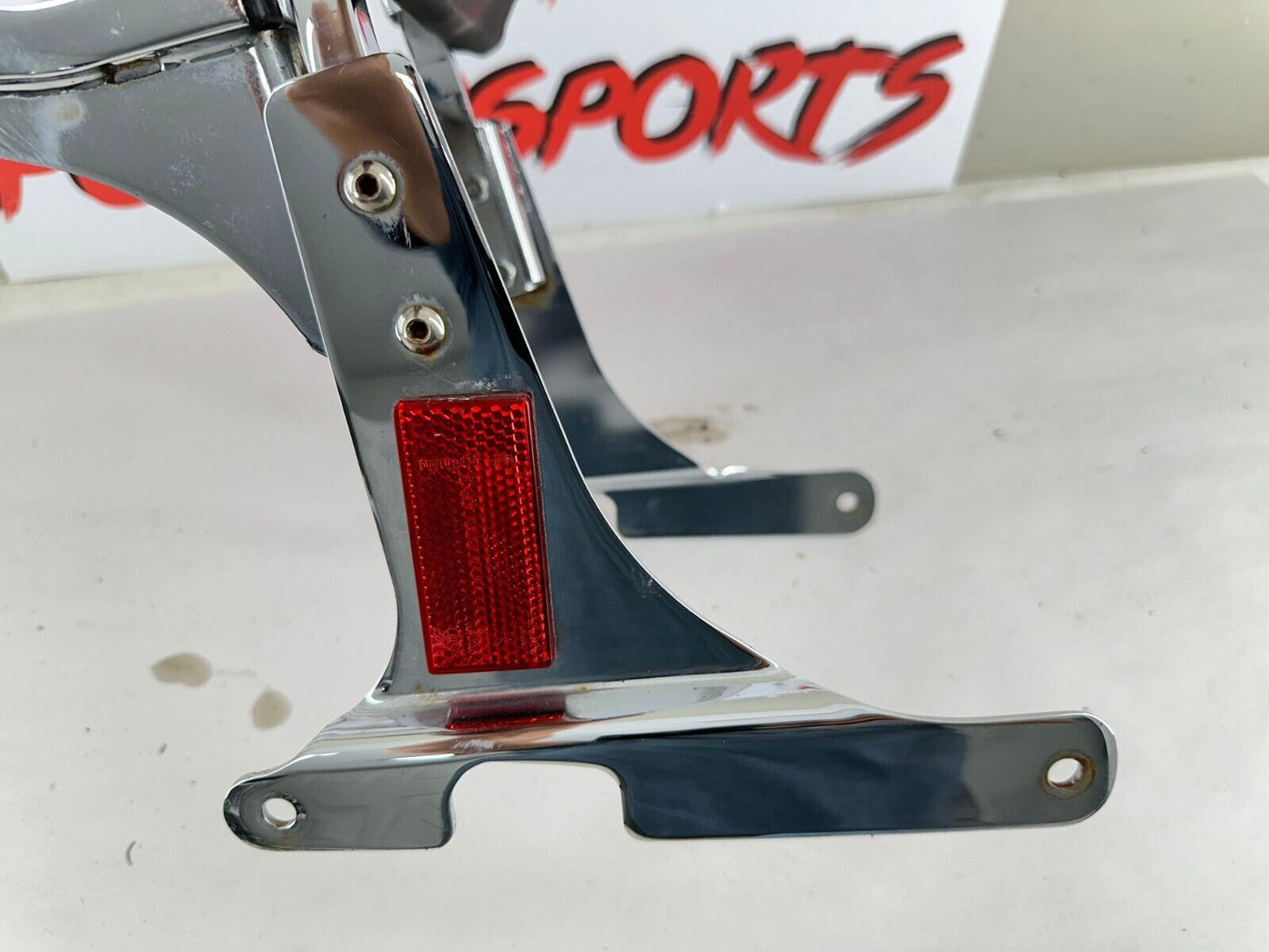 2003 Harley Davidson Sportster Rear Passenger Backrest Sissy Bar + Luggage Rack