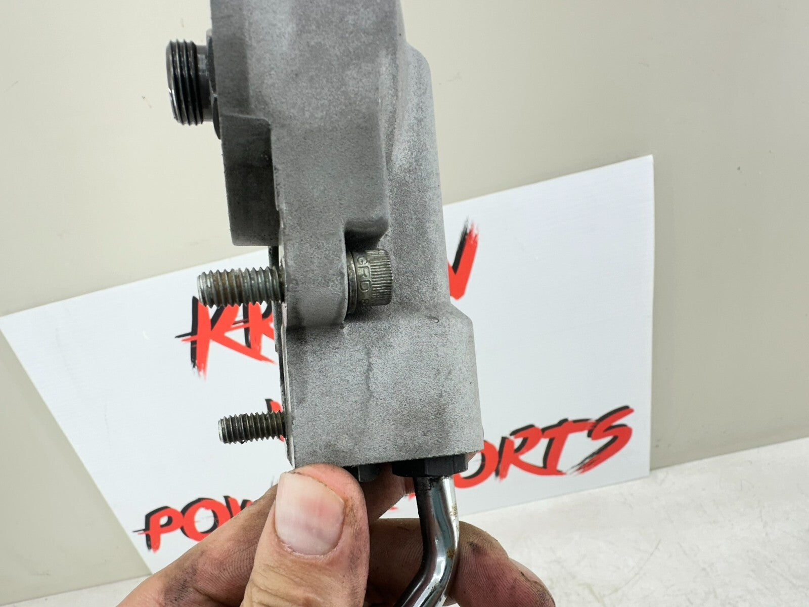 1999 HARLEY SOFTAIL OEM HD Oil Filter Housing & Chrome Hard Lines