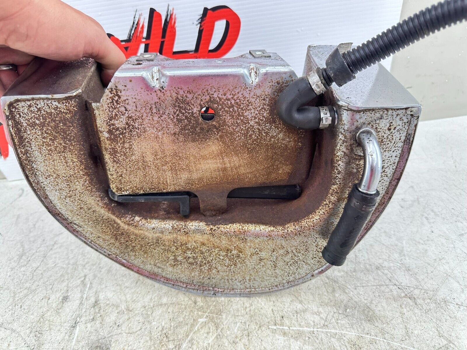 2002 HARLEY SOFTAIL OEM HD Oil Tank Sack Bag + Hard Lines Hoses