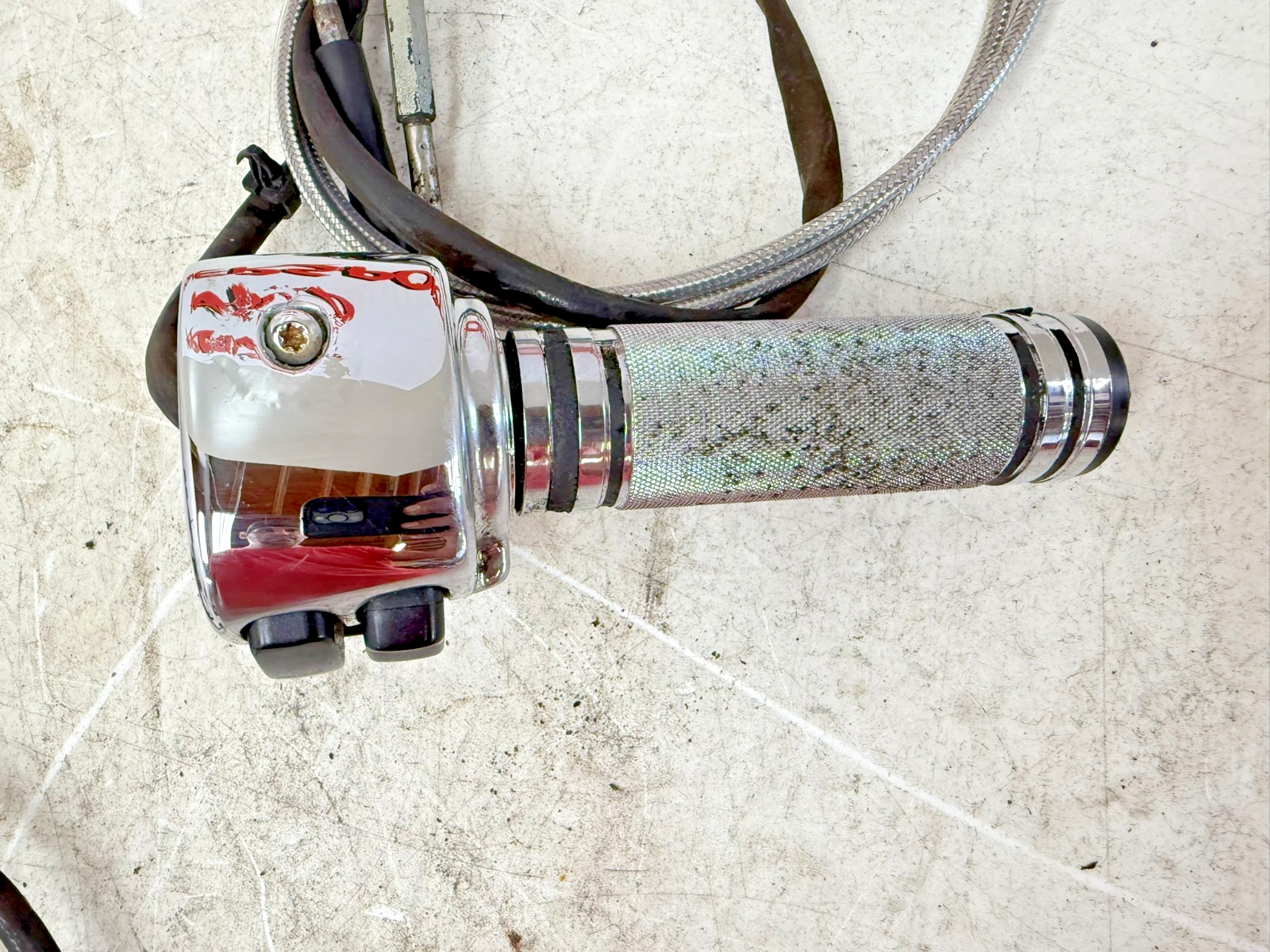 1997 HARLEY DAVIDSON SOFTAIL Chrome Left Right Hand Controls Switch Housing